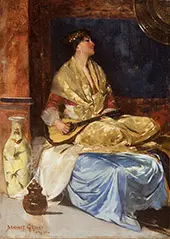 The Mandolin Player By Oliver Dennett Grover