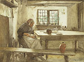 A Simple Meal By Walter Langley