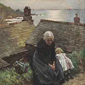 Meditation By Walter Langley