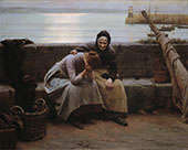 Never Morning Wore to Evening but Some Heart Did Break 1894 By Walter Langley