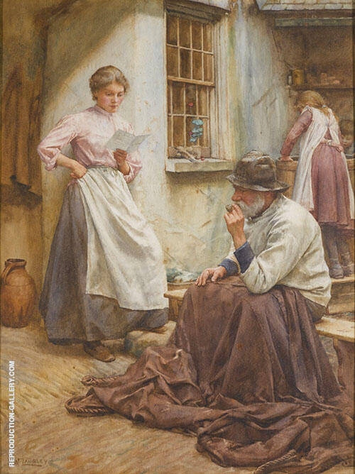 Pleasant News by Walter Langley | Oil Painting Reproduction