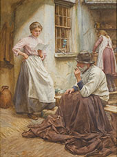 Pleasant News By Walter Langley