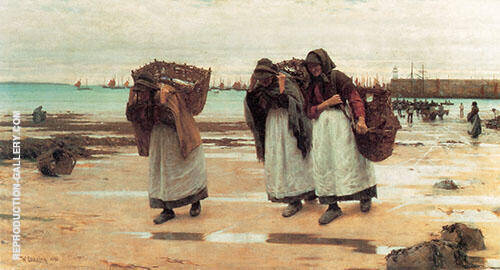 The Breadwinners by Walter Langley | Oil Painting Reproduction