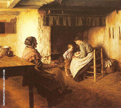 The New Arrival by Walter Langley | Oil Painting Reproduction
