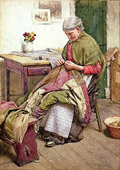 The Old Quilt By Walter Langley