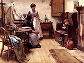 The Orphan 1889 By Walter Langley