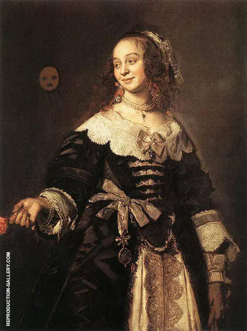Portrait d'Isabella Coymans By Frans Hals