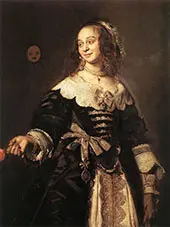 Portrait d'Isabella Coymans By Frans Hals