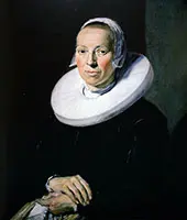 Portrait of a Woman 1644 By Frans Hals