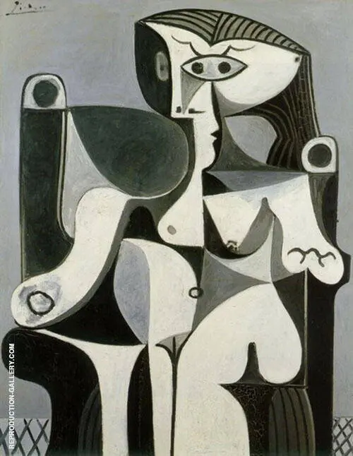Seated Woman Jacqueline 1962 By Pablo Picasso