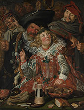 Shrovetide Revellers 1615 By Frans Hals