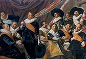 The Banquet of The Officers of The St George Militia Company in1627 By Frans Hals