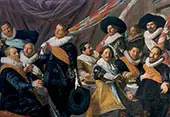 The Banquet of The Officers of The St George Militia Company in1627 By Frans Hals