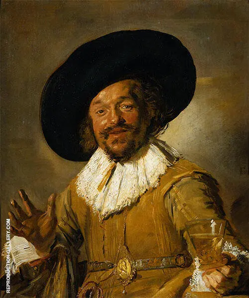 The Merry Drinker 1628 By Frans Hals