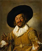 The Merry Drinker 1628 By Frans Hals