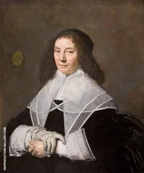 Wife of Joseph Coymans 1644 By Frans Hals