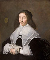 Wife of Joseph Coymans 1644 By Frans Hals