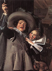 Yonker Ramp and His Sweetheart 1623 By Frans Hals