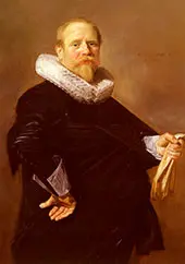 Portrait of A Man 1630 By Frans Hals