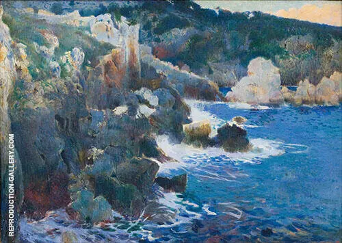 Cala Encantada Majorca 1901 By Joaquin Mir Trinxet