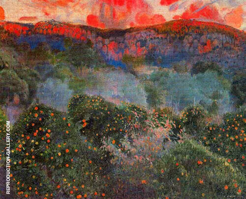 Paisaje de Mallorca By Joaquin Mir Trinxet