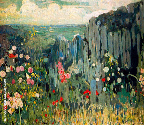 Primavera Montserrat by Joaquin Mir Trinxet | Oil Painting Reproduction