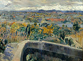 The New Pond Around 1907 By Joaquin Mir Trinxet