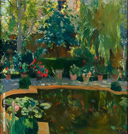 Jardin de la Casa del Pintor By Joaquin Mir Trinxet
