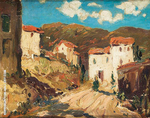 Paisaje Rural by Joaquin Mir Trinxet | Oil Painting Reproduction