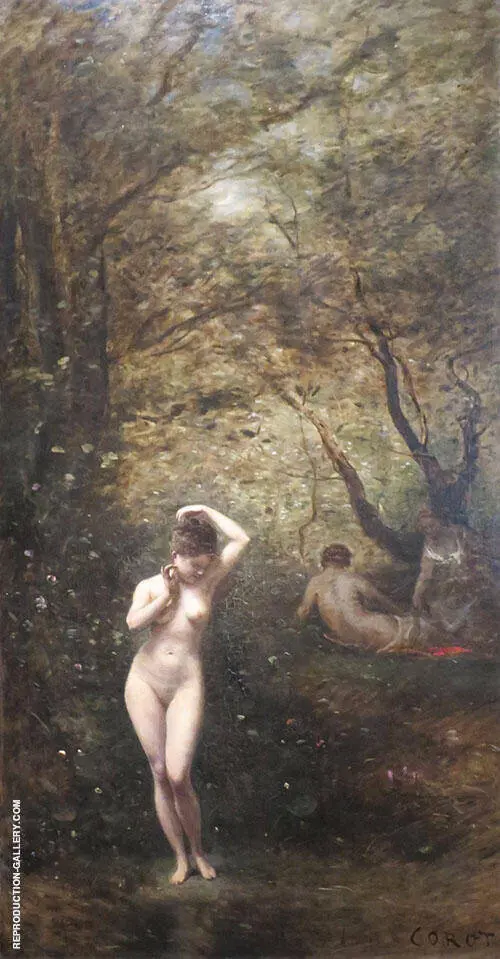 Diana Bathing 1873 By Jean-baptiste Corot
