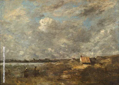 Stormy Weather Pas de Calais 1870 By Jean-baptiste Corot