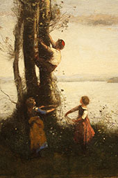 The Little Bird Nesters 1873 By Jean-baptiste Corot