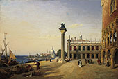 Venise La Piazzetta 1835 By Jean-baptiste Corot