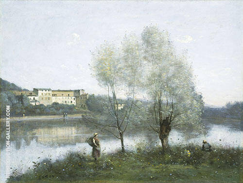 Ville d'Avray 1867 by Jean-baptiste Corot | Oil Painting Reproduction