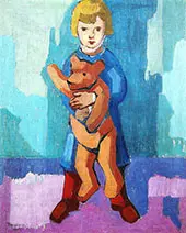 Algot with Teddy Bear 1921 By Axel Torneman