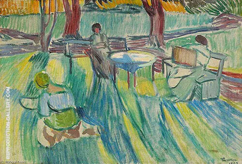 In The Garden 1907 By Axel Torneman