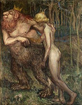 The Troll King and The Princess 1925 By Axel Torneman