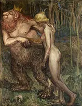 The Troll King and The Princess 1925 By Axel Torneman