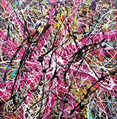 Magenta Inspired by Jackson Pollock By Jackson Pollock (Inspired By)