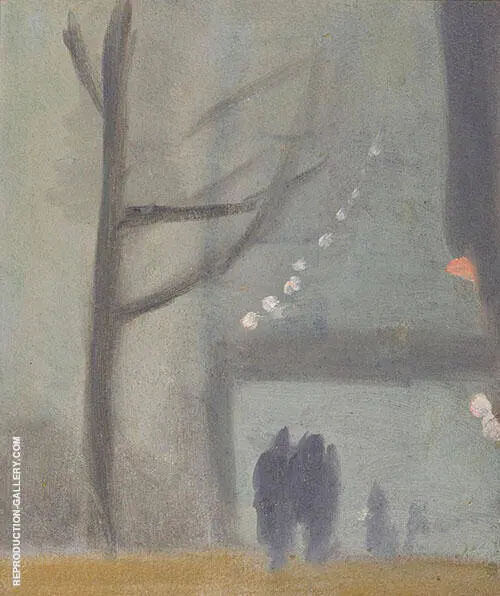 Collins Street 1931 By Clarice Beckett