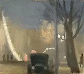 Collins Street Evening 1931 By Clarice Beckett