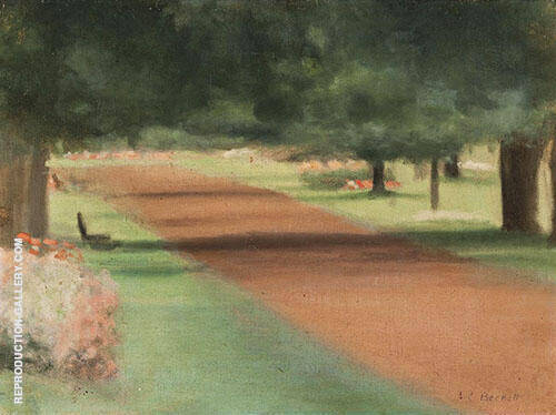 Gardens 1927 by Clarice Beckett | Oil Painting Reproduction