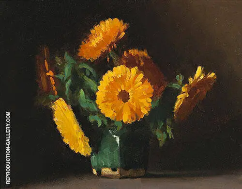 Marigolds 1929 By Clarice Beckett