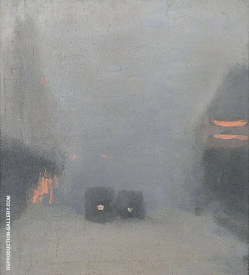 Passing Trams 1931 By Clarice Beckett