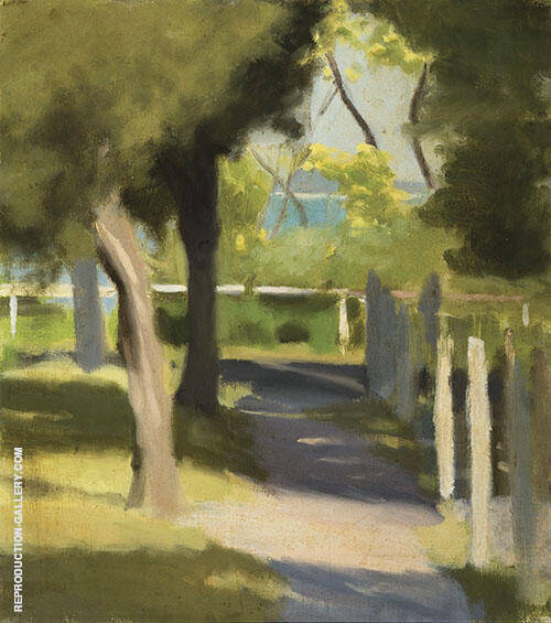 Path To The Beach by Clarice Beckett | Oil Painting Reproduction