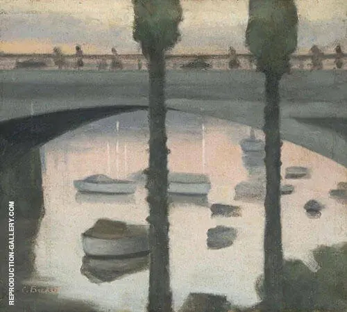 Princes Bridge 1930 By Clarice Beckett