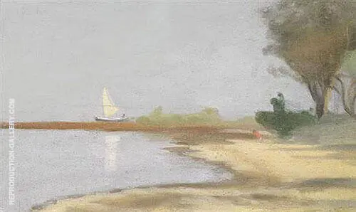 Running with The Wind 1928 By Clarice Beckett