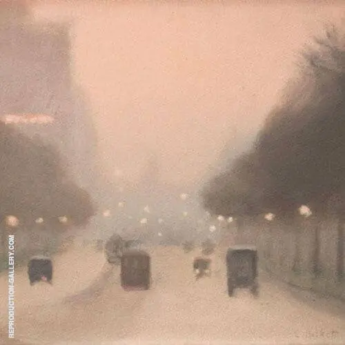 St Kilda Road 1930 By Clarice Beckett
