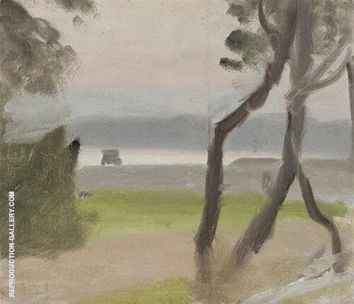 The Old Model T Ford By Clarice Beckett