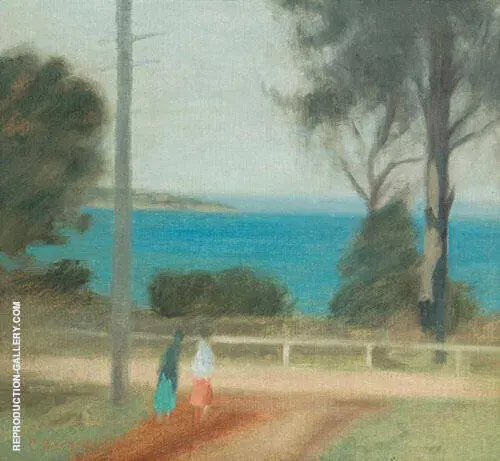 The Road to The Sea Beaumaris 1932 By Clarice Beckett